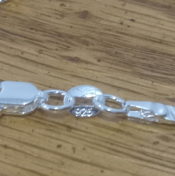 Sterling silver clavicle chain (22", 24") - Picture 4 of 4